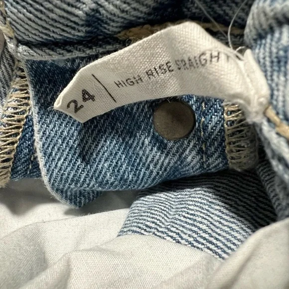 Distressed High Rise Jeans by PAC SUN, Size 24 - Picture 4 of 5